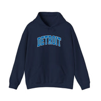Detroit Varsity Arch Hoodie — Navy