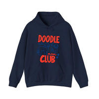 Doodle Mom Club Hoodie — Navy