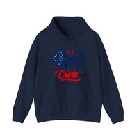 4th Of July Crew Hoodie — Navy