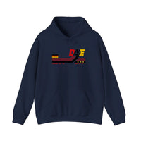German Soccer Retro Badge Hoodie — Navy