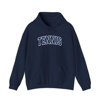 Tennis Varsity Arch Hoodie — Navy