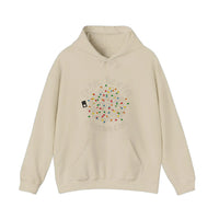 I'm Fine This Is Fine Christmas Lights Hoodie — Sand