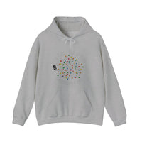 I'm Fine This Is Fine Christmas Lights Hoodie — Sport Grey