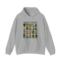 Women In Science Icons Grid Hoodie — Sport Grey