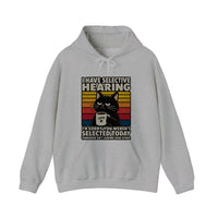 I Have Selective Hearing Hoodie — Sport Grey