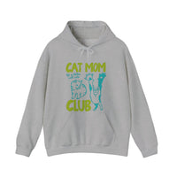 Cat Mom Club Hoodie — Sport Grey