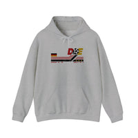 German Soccer Retro Badge Hoodie — Sport Grey