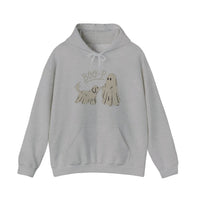 Boo-P Ghost Dog Nose Boop Hoodie — Sport Grey
