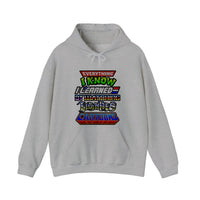 Everything I Know I Learned From 80s Cartoons Hoodie — Sport Grey