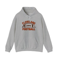 Cleveland Football Vintage Arch Hoodie — Sport Grey
