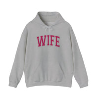 Wife Varsity Arch Hoodie — Sport Grey