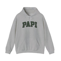 Papi Varsity Letters Hoodie — Sport Grey