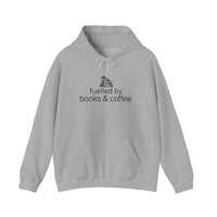 Fuelled By Books And Coffee Hoodie — Sport Grey