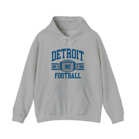 Detroit Football Est 1934 Hoodie — Sport Grey