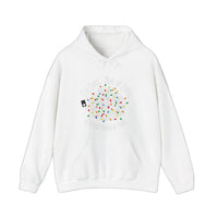 I'm Fine This Is Fine Christmas Lights Hoodie — White
