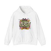 His Mercy Rewrote My Story Hoodie — White