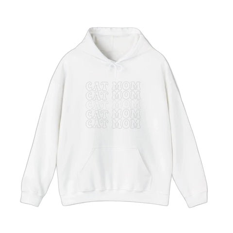 Cat Mom Retro Repeat Hoodie