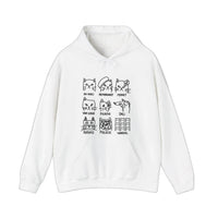 Cats In Art History Hoodie — White