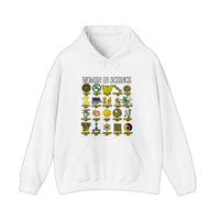 Women In Science Icons Grid Hoodie — White