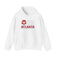 Atlanta Eagle Flag Hoodie — White