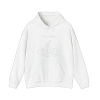 I'm Fine Drowning Thumbs Up Hoodie — White