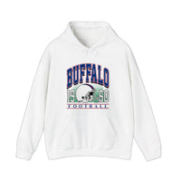 Buffalo 1960 Football Hoodie — White
