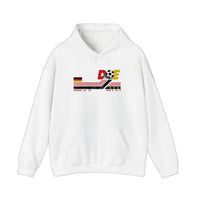 German Soccer Retro Badge Hoodie — White