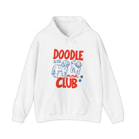 Doodle Mom Club Hoodie — White