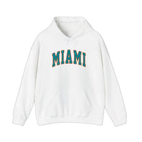 Miami Collegiate Arch Hoodie — White