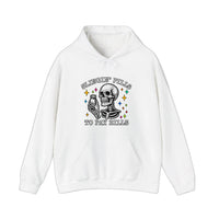 Slingin Pills To Pay Bills Hoodie — White