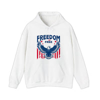 Freedom Not Free Eagle Hoodie — White