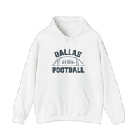 Dallas Football Vintage Arch Hoodie — White