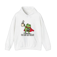We Sip At Dawn Hoodie — White