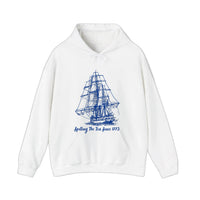 Spilling The Tea Since 1773 Hoodie — White