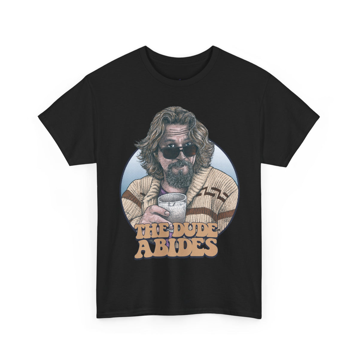 Big Lebowski Dude Abides Beverage B Premium T-Shirt
