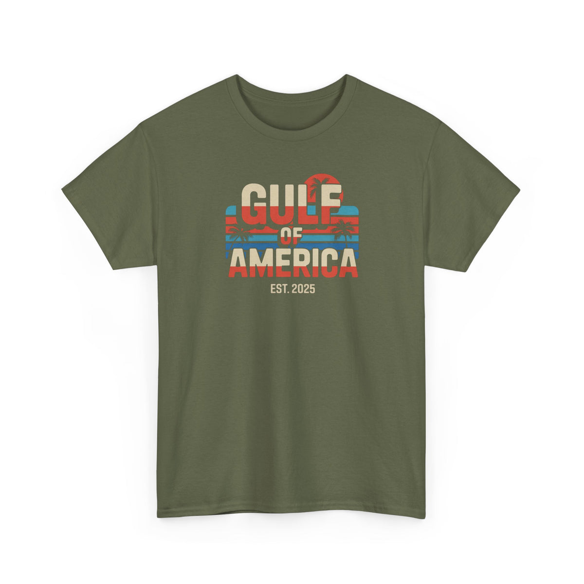 Gulf Sunset Retro Tee