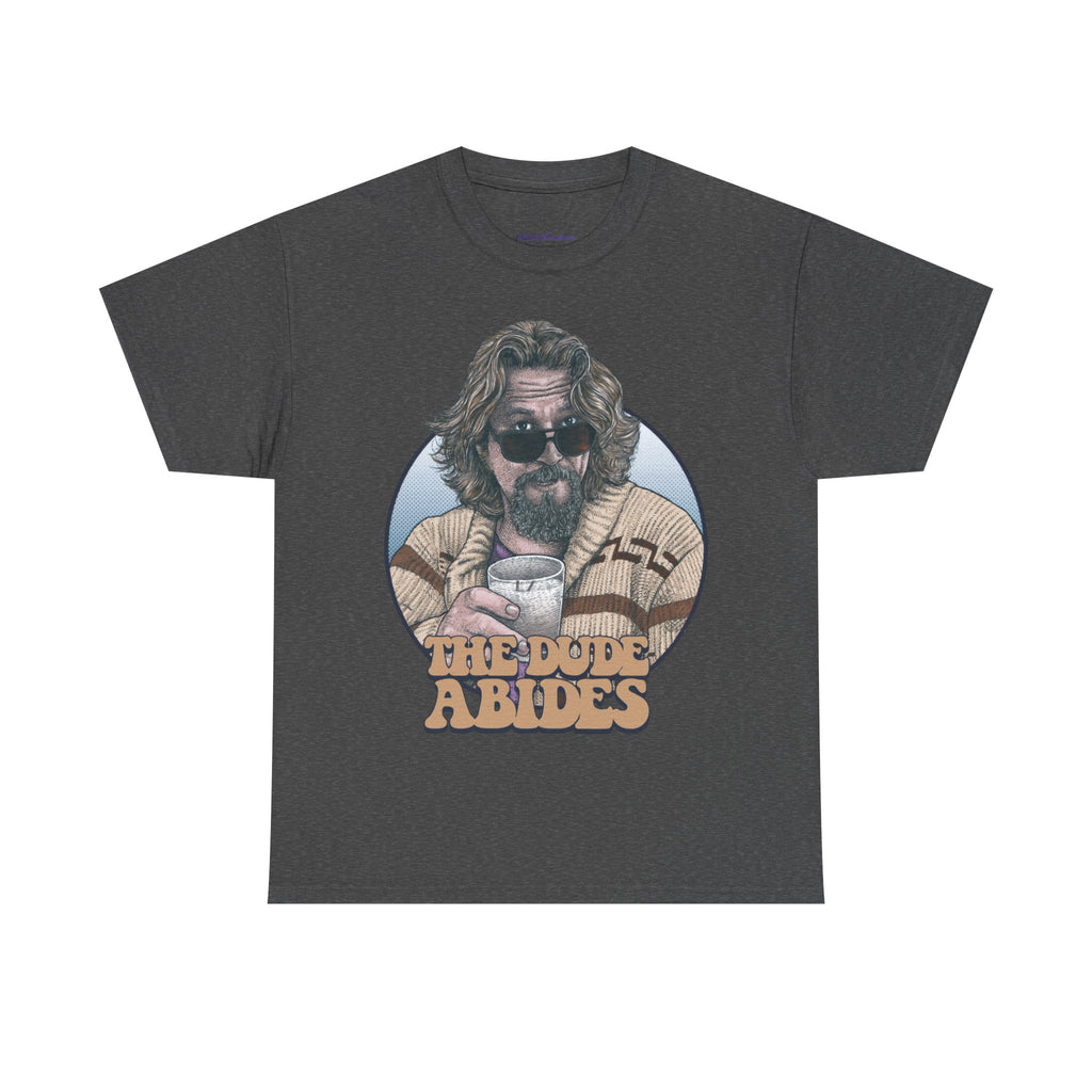 Big Lebowski Dude Abides Beverage B Premium T-Shirt