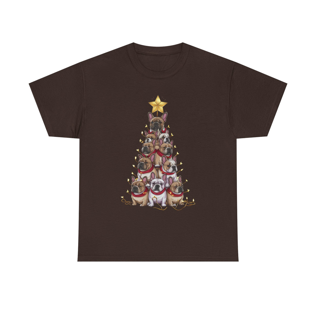 Frenchie Holiday Tree Tee