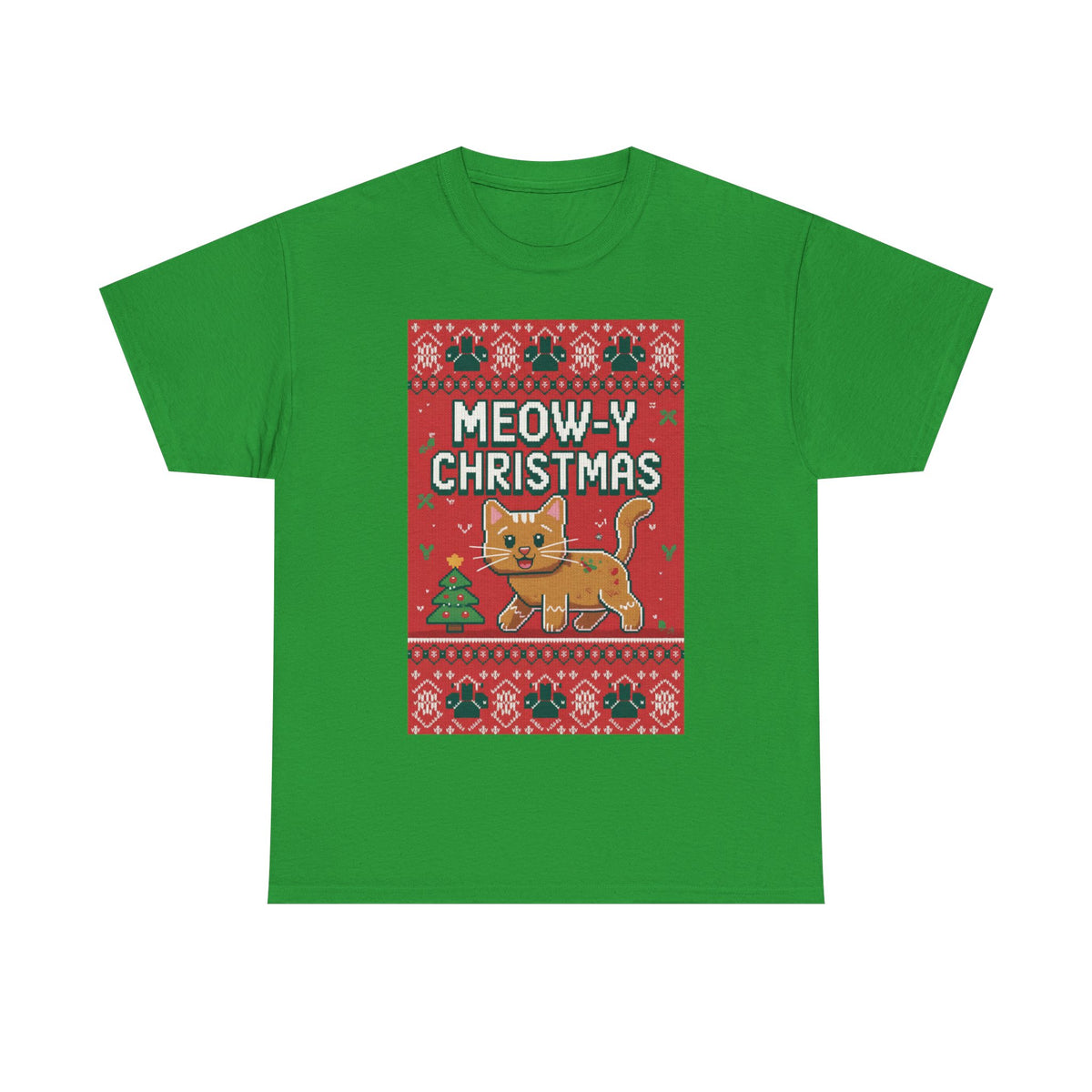 Meowy Christmas Cat Sweater