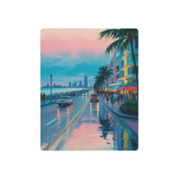 Dreamy Sunset Drive Along a Rainwashed Coastline