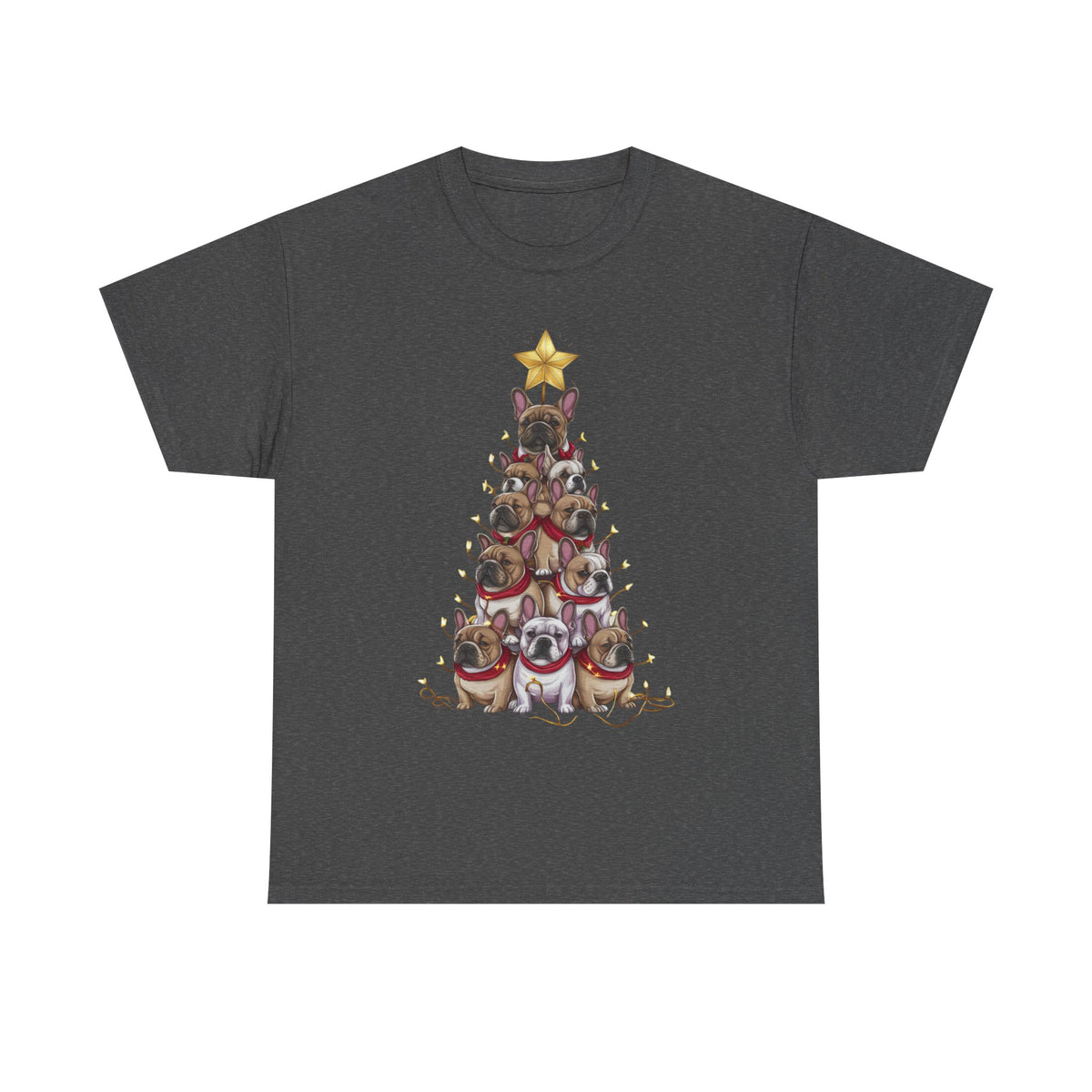 Frenchie Holiday Tree Tee