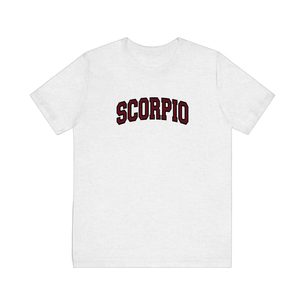 Scorpio Varsity Arch Quality Tee