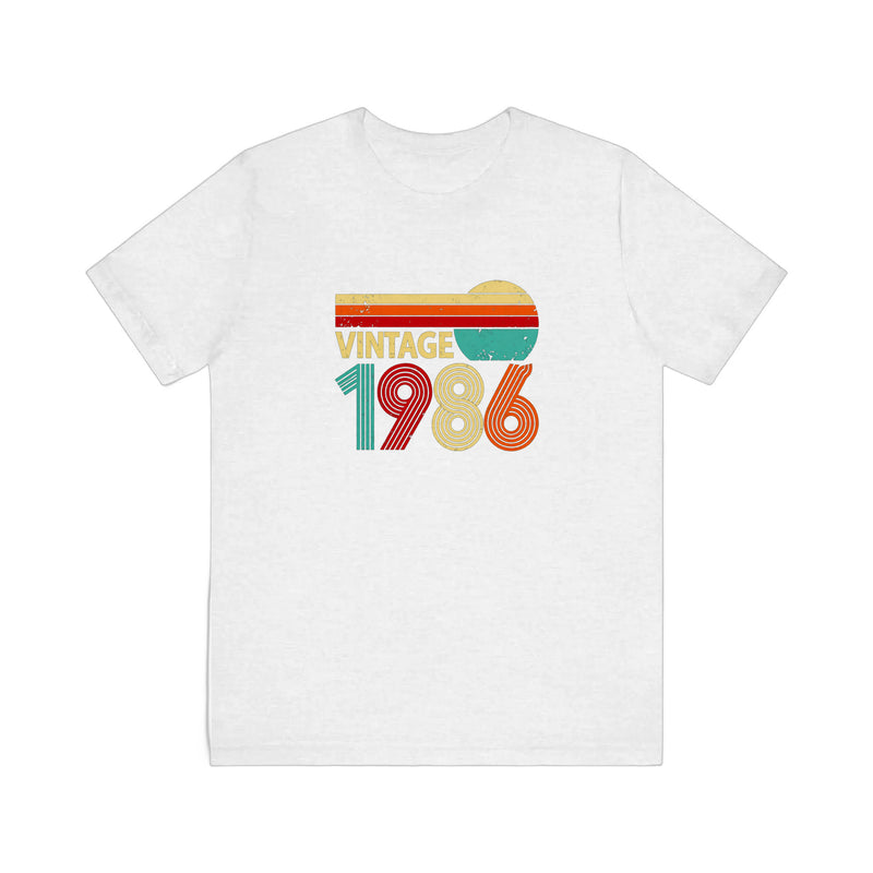 Vintage 1986 Sunset Quality Tee — Ash