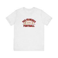 San Francisco Football Vintage Emblem Quality Tee — Ash