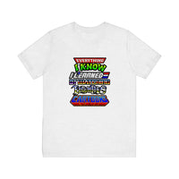 Everything I Know I Learned From 80s Cartoons Quality Tee — Ash