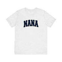 Nana Varsity Arch Quality Tee — Ash
