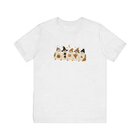 Cozy Autumn Ghost Squad Quality Tee — Ash