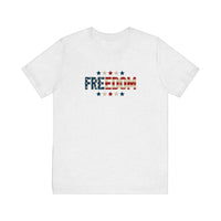 Freedom Stars And Stripes Quality Tee — Ash