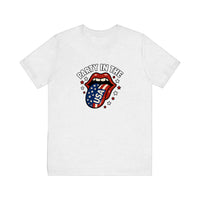 Party In The USA Lips Quality Tee — Ash