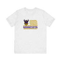 Minnesota Viking Flag Quality Tee — Ash